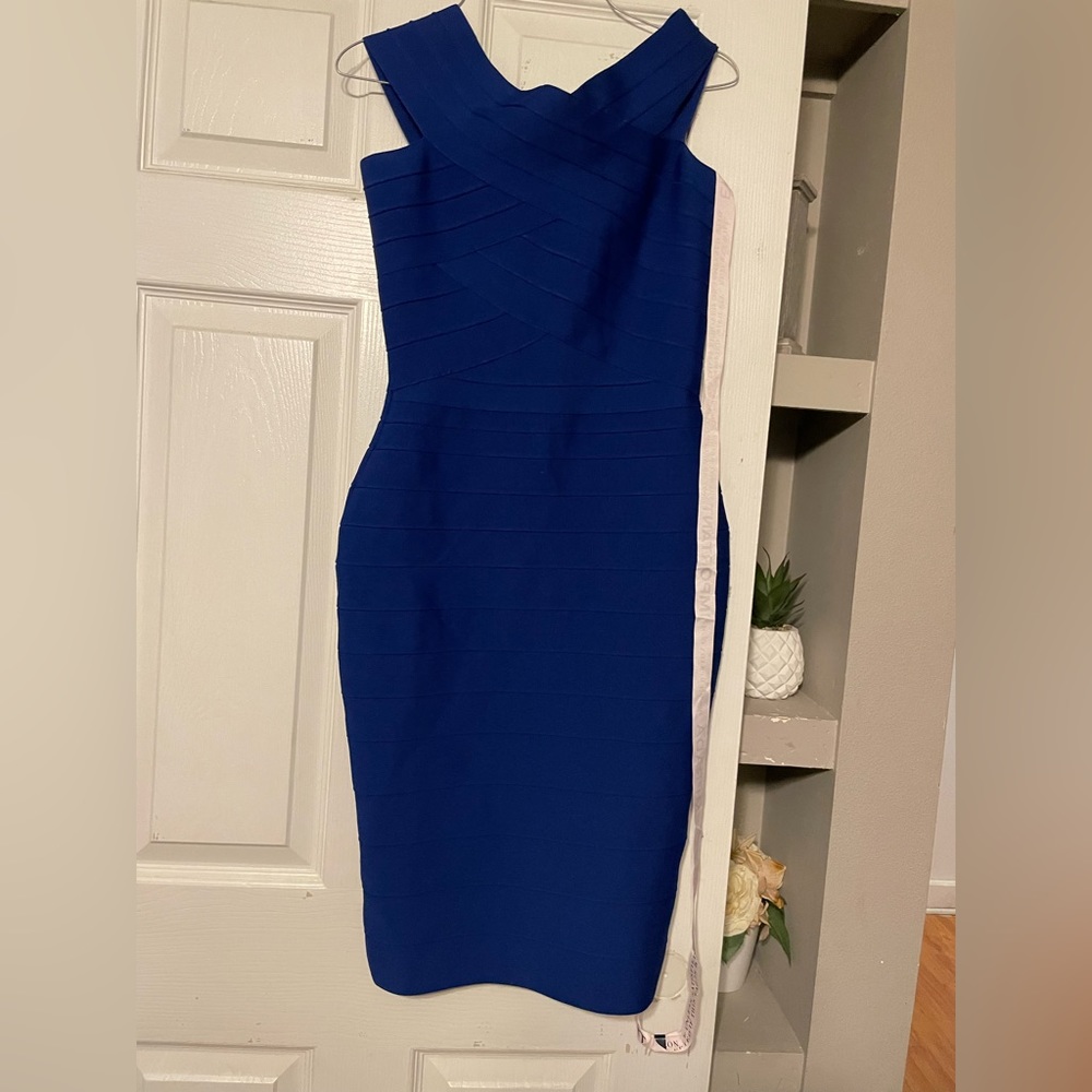 Royal Blue bodycon dress